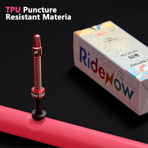 Bibike 2/4 Pack Ridenow TPU Tubes 700 x 18-32c Inner Tubes with 45/65/85mm Metal Presta Valve, Removable Valve Core