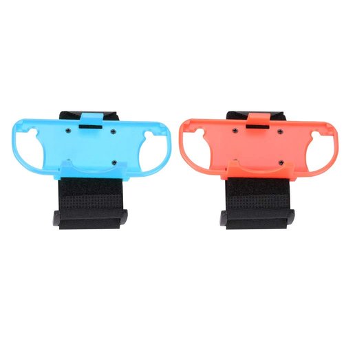 SYH&AQYE 2PCS Just Dance Wrist Strap Armband for Iplay NS Switch, 4.1 X 2 X 1.4in Wristband Armband Small Handle, Adjustable Wrist Straps for Children and Adults All Wrist Sizes