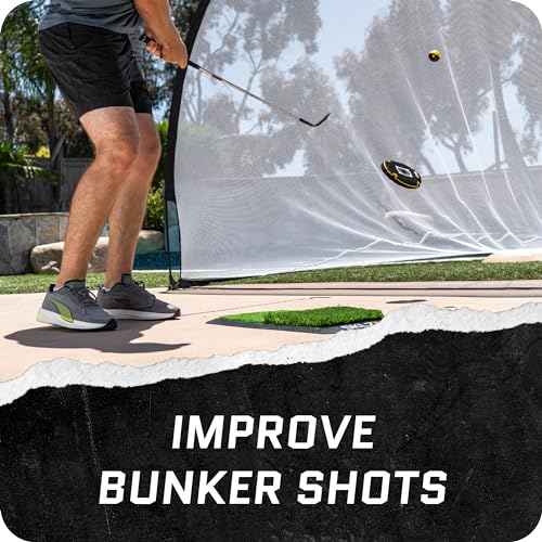 SKLZ Bunker Caddie Golf Training Aid: Perfect Your Bunker Shots with Precision & Style, 3 Discs Included