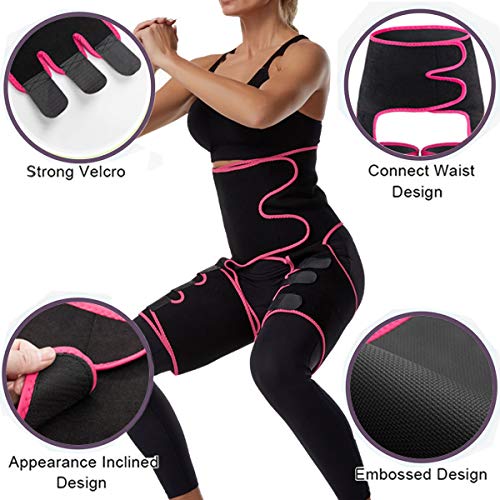 X-Large Waist Trainer for Women 3-in-1 Thigh Trimmer & Butt Lifter Slimming Body Shaper
