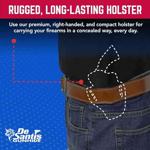 DeSantis Speed Scabbard Gun Holster, Fits S&W GOVERNOR 2-3/4" Guns, Unisex Holster, Left-Hand Draw, Black
