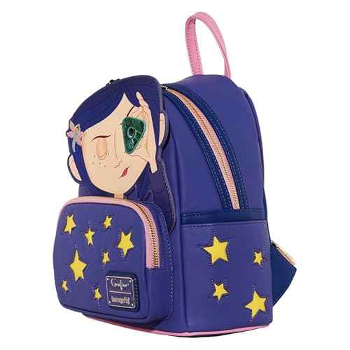 Loungefly Coraline Stars Double Strap Mini Backpack