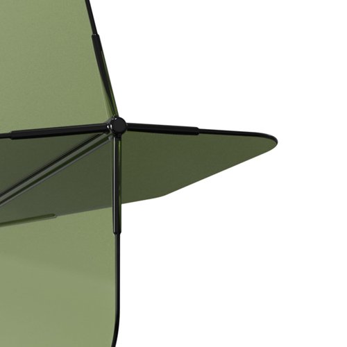 CUESOUL ROST 77 Integrated Dart Shaft and Flight Big Wing Shape Green with White Logo-L