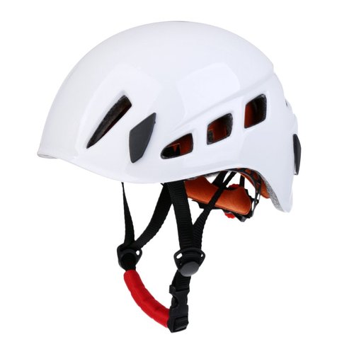 getuse Climbing Helmet for Rappelling and Mountaineering - Lightweight Protective with EPS Liner - Adjustable Fit - White