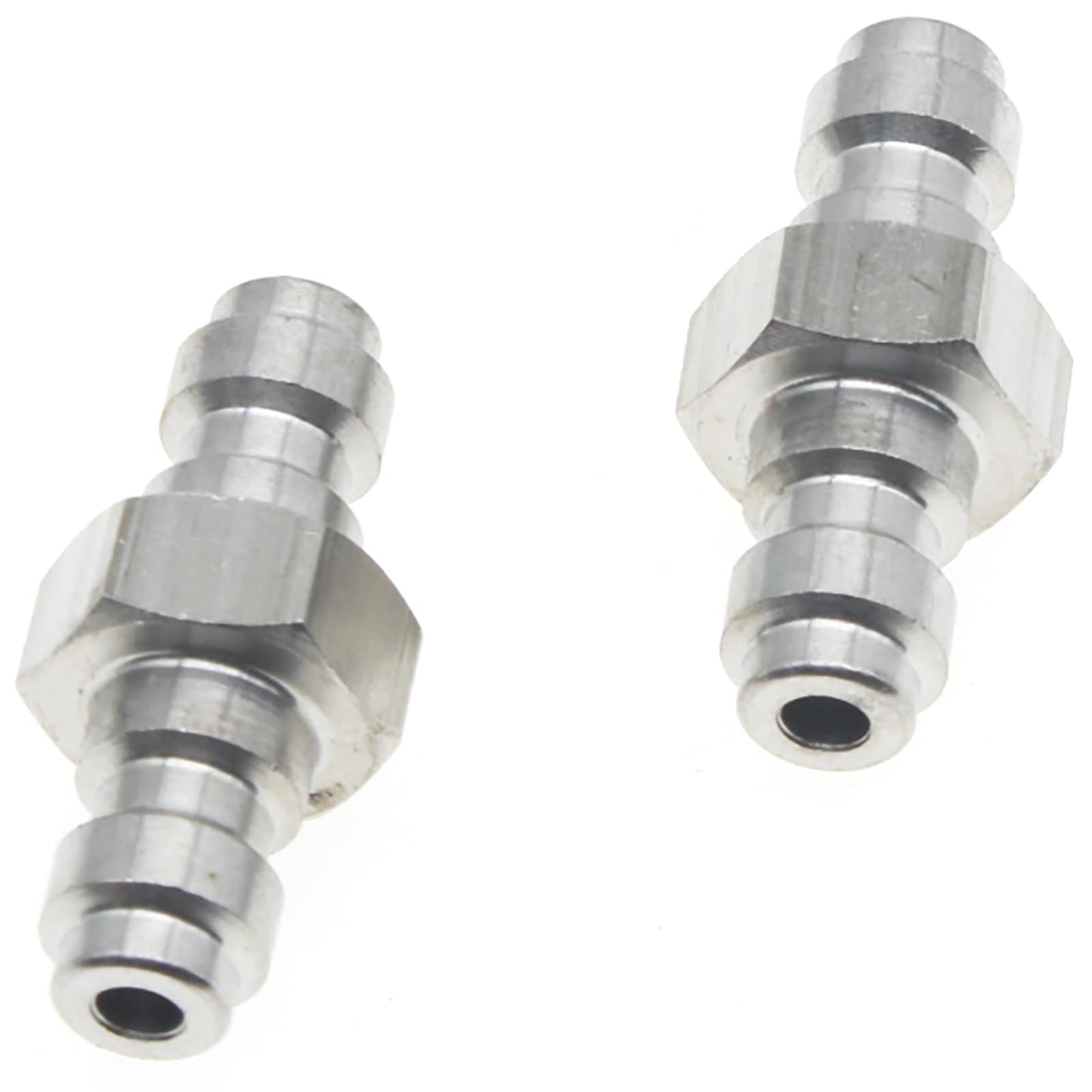 OZXNO 2 Pcs Universal 8mm Stainless Steel Male to Male Quick-Disconnect Coupling Adaptor for PCP Paintball Airsoft Air Gun Tool