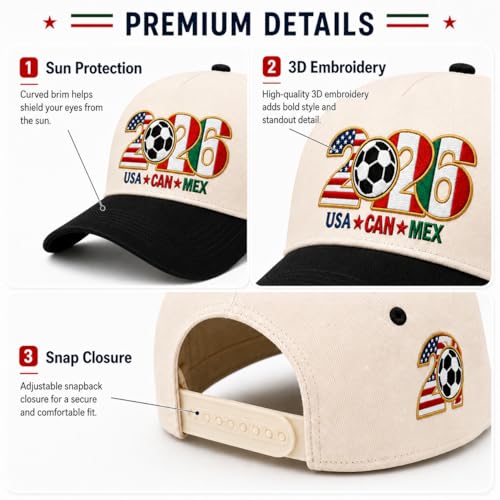 Embroidered Trucker Hat for Women Men Adjustable Cotton Baseball Cap - Black & Off-White