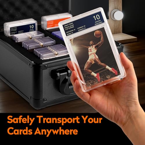 JoyHood Medium Card Storage Box for Trading and Sports Cards - PSA Slab Holder