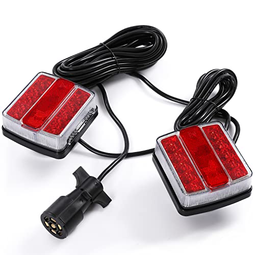 Magnetic LED Trailer Towing Light Kit for RVs, Trailers, Flatbeds