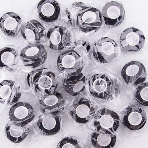 Self Adhesive Bandage Wrap 1 Inch x 5 Yards Black - 168 Rolls for First Aid & Support (Variation: Black / 1 Inch)