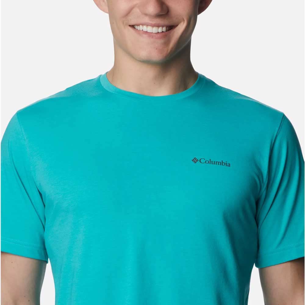 Columbia Men's Thistletown Hills Short Sleeve, Bright Aqua, Large Tall