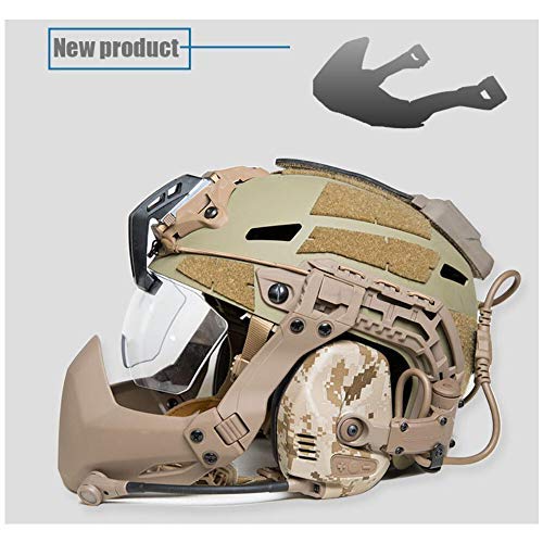 FM* Half Seal Mask (Folding Typle) for Tactical Helmet (TypeB) DE