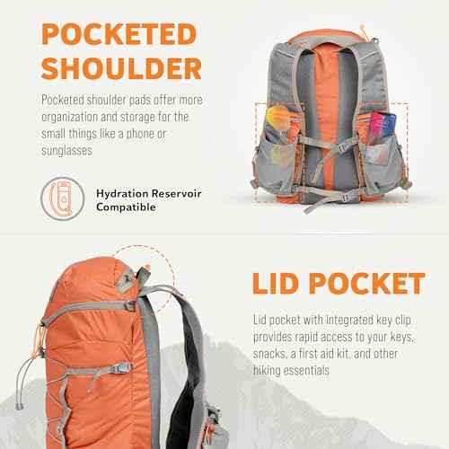 Mystery Ranch Gallagator 15 Backpack ? Weather Resistant Travel Bag with Sternum Strap ? Paprika, 15L, S/M