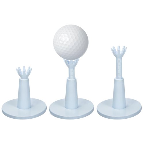 Aliennana Adjustable Golf Tees - Unbreakable Rubber Golf Tees for Driving Range & Simulator - Essential Golf Accessories for Men Indoor & Outdoor Practice, Durability and Stability Golf Tees