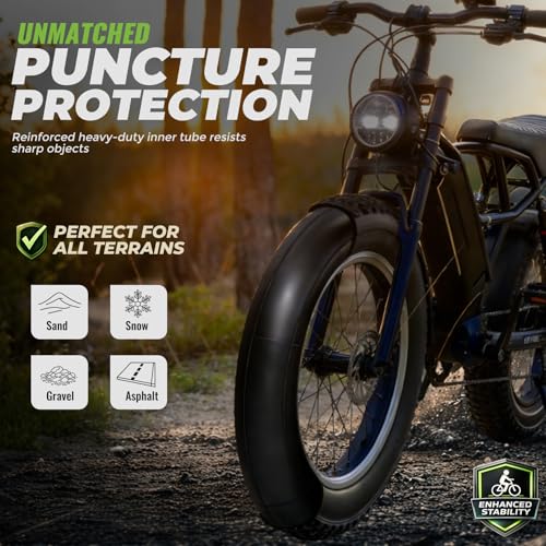 20x3.0 Bike Inner Tube for Fat Bikes & Electric Bikes - 1 Pack