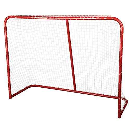 Franklin Sports Youth Street Hockey Net - Indoor Outdoor Steel Hockey Goal for Kids Roller Street - 54" Inches