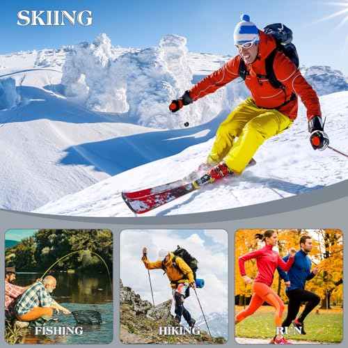 Jspupifip Unisex Waterproof Socks Water Resistant Socks Waterproof Breathable Hiking Wading Skiing Fishing Sock for Men Women
