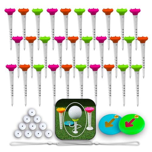 Big Easy Golf Tees with Magnetic Keeper & Adjustable Height - Variation 15