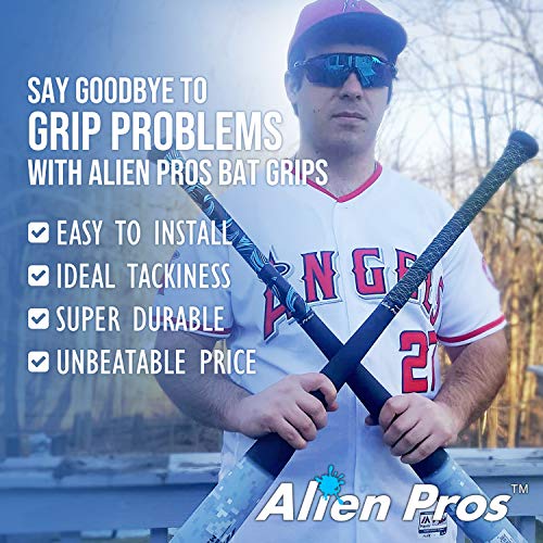 Precut Bat Grip Tape for Baseball & Softball – 0.5mm Tacky Wraps, Easy to Install