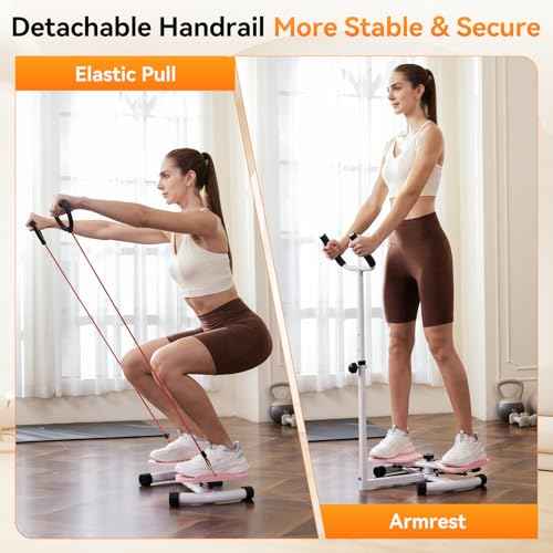 Freepi Waist Twister Machine Exercise,Ab Workout Equipment With 300lbs,Waist & Abdomen Muscle Home Exercise Equipment,Adjustable Silent Ab Twisting Board for Women Man