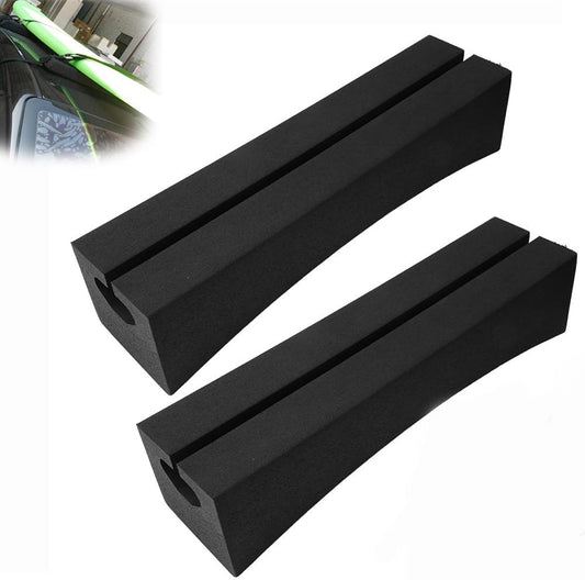 Kayak Foam Blocks for Roof Rack,Portable EVA Soft Oval Car Roof Racks Bars for Outdoor Surfboard Kayak Stand Up Paddle