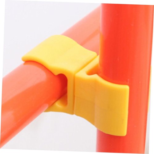 MOBUTOFU 10pcs Reusable Training Sign Pole Buckles for Football and Basketball Rod Connectors for Sports Agility Quick Setup and for Training Sessions