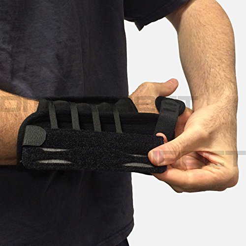 Wrist Support Brace for Right Hand, Orthopedic Felt Immobilizer 4.5"–9.5"