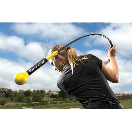 SKLZ Golf Swing Trainer and Warm Up Tool- Essential Golf Accessories for Golfers, Increase Swing Speed, Distance, Balance and Grip Strength