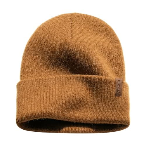 FURTALK Beanie for Men Women Cuffed Thick Knitted Unisex Winter Hat Beanies Skull Cap