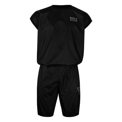 Title Boxing Transcend Pro Nylon Sauna Suit (Black, X-Large)
