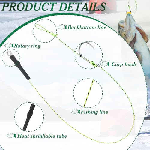 Carp Fishing Kit with 78 Pieces Including Hooks, Fake Corn & Accessories - Variation #2