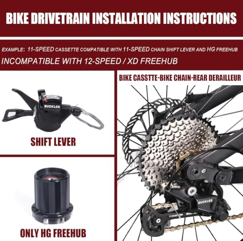 Bike Cassette 11 Speed 11-32T Ultra-Light Mountain & Road Bike Parts