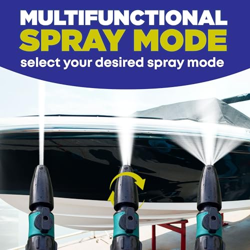 Salt Remover Flush Kit for Marine Engines - High-Pressure Hose & Applicator for Boat Inboard & Outboard Motors