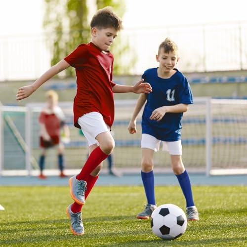 Kids Youth Baseball Socks Cushioned Sports Socks for Boys Girls Large Red