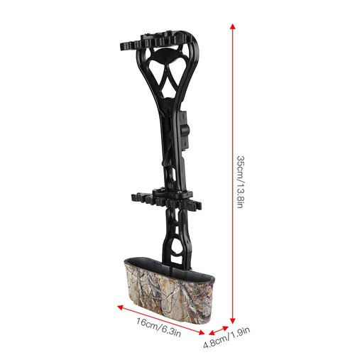 Fsskgx 6 Arrow Quiver Quick-Release Compound Archery Bow Holder
