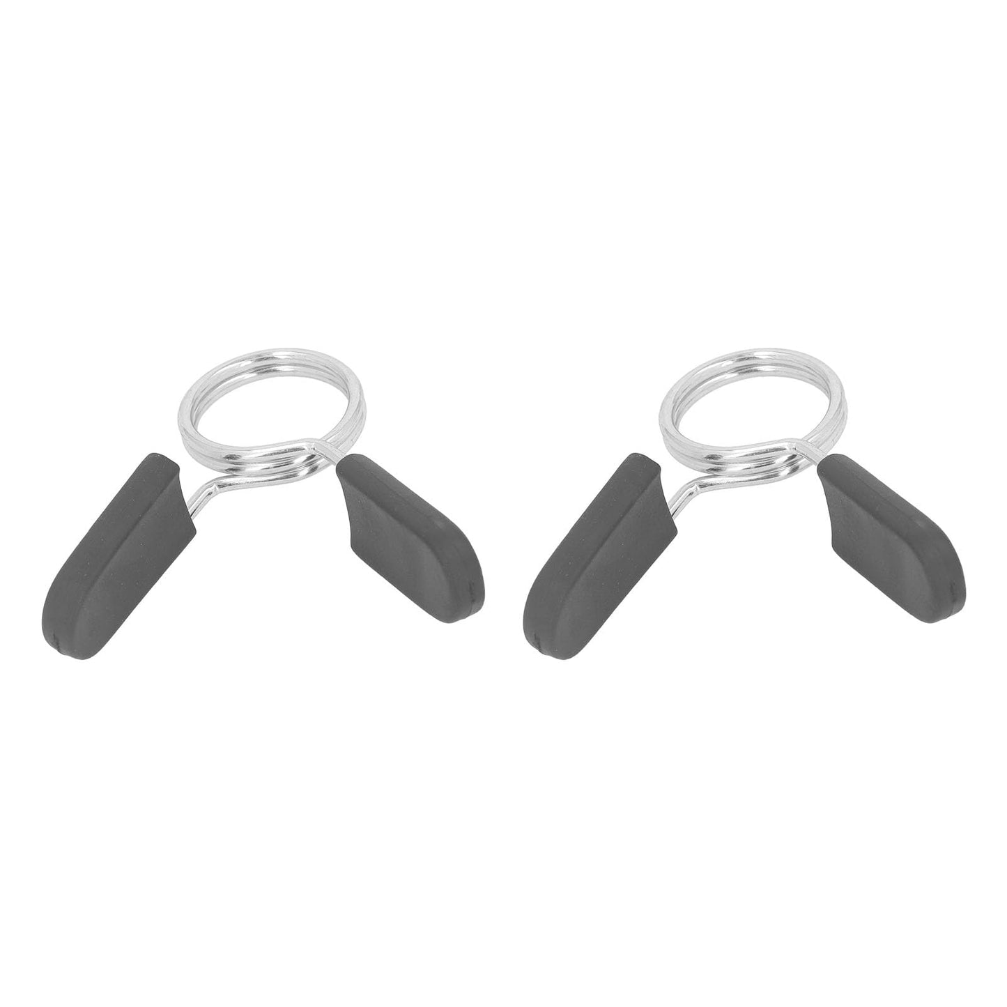 2PCS 30mm Dumbbell Spring Clip Collars with Handle, Easy to Use Weight Bar Lock Clips, Comfortable Grip Weightlifting Accessories