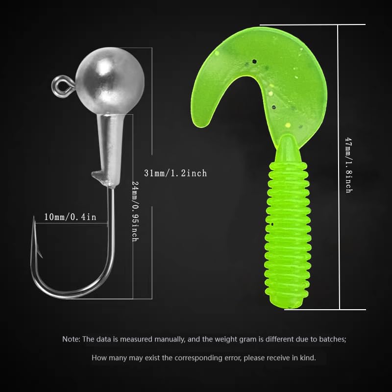Fishing Lures Kit Set - 38pcs Artificial Bait for Trout Bass Salmon