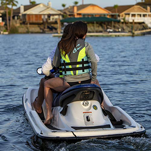 Women’s USCG Approved SuperLite Life Vest - Black/Smoke/Black, Medium