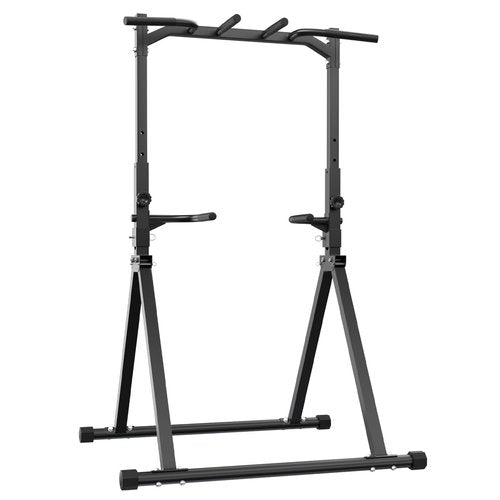 STACOO Foldable Pull Up Bar Pull Up Station,Power Tower with Triangular Structure, Multi-Functional Dip Station for Home Gym 300LB