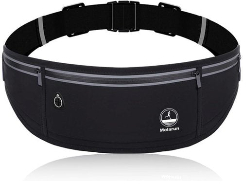 Running Belt Fanny Packs for Women Men, Slim Waist Pack Money Belt Phone Holder for Running Hiking