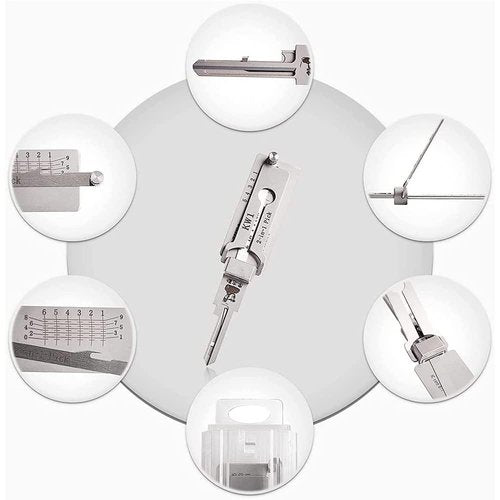 Precision Hook and Pick Set Pickup Tool Kit Heavy Duty Hand Tool Maintenance Repair 2 in 1 KW1
