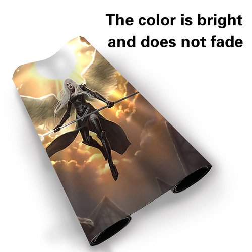 LIUYANZE Board Game TCG Playmat Table Mats Games Size 60X35 cm Mousepad Compatible for MTG CCG RPG Trading Card Game (Avacyn, Angel of Hope)