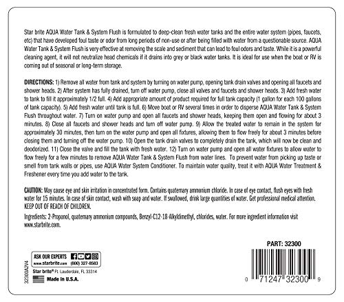 STAR BRITE Aqua Clean Water Tank Flush - 1 GAL (032300)