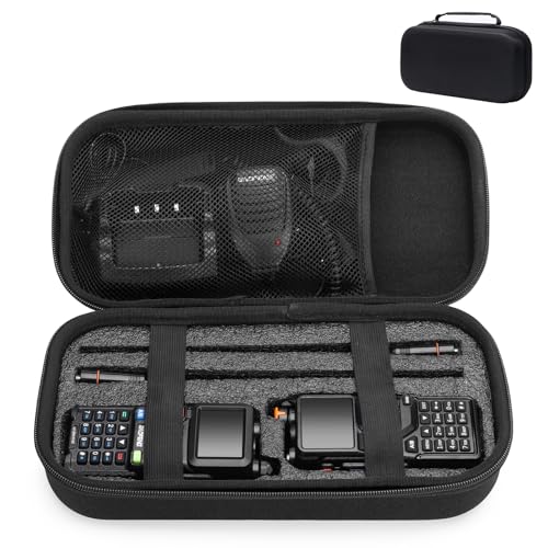 Walkie Talkie Carrying Case with Custom Foam Fit for Two-Way Radios