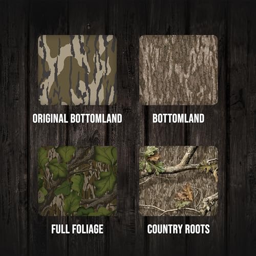 Mossy Oak Long Sleeve Hunting Camo Shirt for Men, with Pocket
