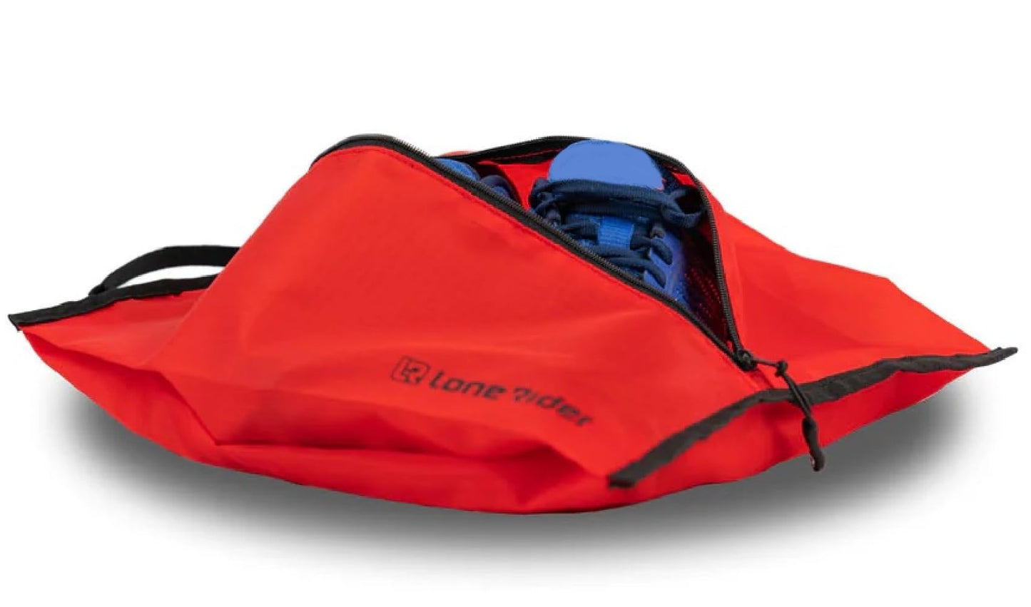 Lone Rider Compression Packing Cubes Set - 5 Piece Multi-Size Inner Pannier Laundry Travel Bag Organizer with Mesh Tops, Expandable Zippers and RipStop 210D Fabric