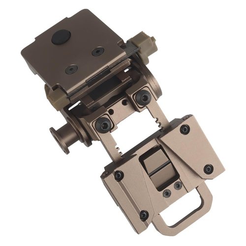 L4G24 Tactical Helmet Mount, Aluminum Alloy NVG Bracket for PVS-15/18/GPNVG18, Adjustable with Breakaway System (Tan)