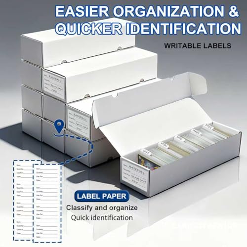 3 Pack Trading Card Storage Box for TCG Collection - Holds 3300 Cards