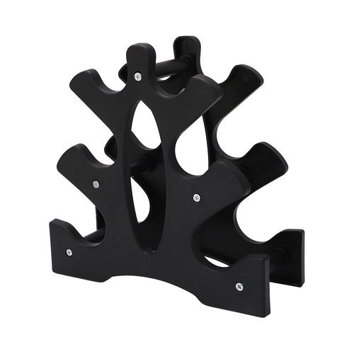3 Tier Weight Rack for Dumbbells, Dumbbell Rack Small Weight Rack Dumbbell Bracket Hand Weight Tower Stand Triangular Dumbbell Rack Weight Hoder 23x22.5x8.5cm for Home Gym
