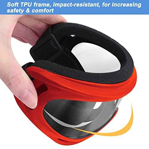 POKONBOY 4 Pack Protective Goggles Safety Glasses Eyewear Compatible with Nerf Guns for Kids Teens Game Battle