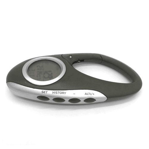 GMBYLBY Digital Altimeter Handheld Electronic Gauge Thermometer Barometer Carabiner Altimeter for Outdoor Hiking Altimeter